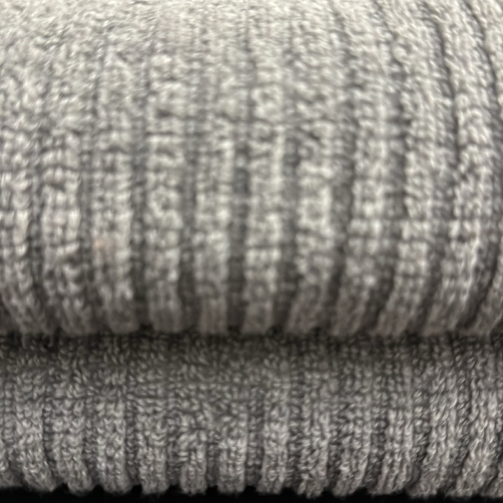 4pc Eco-Melange Bamboo Bath Towel Set - Rayon From Bamboo- Light Grey - Picture 5 of 7